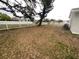 The large, fenced backyard offers privacy and space at 2642 49Th N St, St Petersburg, FL 33710