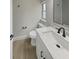 Clean bathroom with a modern vanity, sink, and fixtures at 2642 49Th N St, St Petersburg, FL 33710