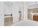 Bright bathroom featuring a soaking tub and a glass-enclosed shower at 4324 Spinnaker Cove Ln, Tampa, FL 33615