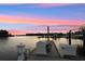Picturesque view of the neighborhood dock on the water at 4324 Spinnaker Cove Ln, Tampa, FL 33615