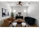 Modern living room with stylish furniture, hardwood floors, and neutral color palette at 1056 Snell Isle Ne Blvd, St Petersburg, FL 33704