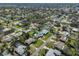 Extensive aerial view captures a neighborhood with many green lawns and tree coverage at 12339 138Th N St, Largo, FL 33774