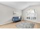 Cozy living room with natural light, plush rug, and stylish blue couch at 2727 Brookville Dr, Valrico, FL 33596