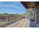 Spacious wooden deck with scenic water views, perfect for outdoor enjoyment at 373 Hile Ln, Punta Gorda, FL 33982
