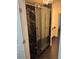 Modern bathroom with a black marble shower and sliding glass door at 501 Knights Run Ave # 2106, Tampa, FL 33602