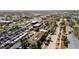 High-angle view capturing a commercial building amidst a well-developed area at 2353 Shelley St # 21, Clearwater, FL 33765