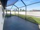 Covered patio and fenced yard great for outdoor entertaining and relaxing at 36017 Stable Wilk Ave, Zephyrhills, FL 33541