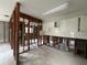 Exposed framing in the kitchen, with partial cabinetry, providing a blank canvas for customization at 4200 Huntington Ne St, St Petersburg, FL 33703