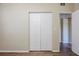 Spacious bedroom closet featuring bi-fold doors and easy access at 1542 39 S St, St Petersburg, FL 33711