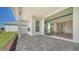 Covered patio with a view to the main living area at 4541 Mondrian Ct, Sarasota, FL 34240