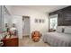 Charming ' bedroom with sports-themed decor and convenient closet space at 22500 Provance Ave, Port Charlotte, FL 33954