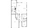 Detailed floor plan showcasing layout of bedrooms, living areas, kitchen, and garage at 9793 Rally Spring Loop, Wesley Chapel, FL 33545