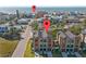 Beach access property showcases coastal townhomes in a picturesque neighborhood at 2200 Bay Blvd # B, Indian Rocks Beach, FL 33785