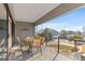 Outdoor balcony with seating and a view of the neighborhood at 2200 Bay Blvd # B, Indian Rocks Beach, FL 33785
