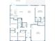 Detailed floor plan showcasing the layout with bedrooms, kitchen, and great room at 22492 Provance Ave, Port Charlotte, FL 33954