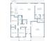 Detailed floor plan showcasing the layout of this home with bedrooms and kitchen at 5048 Silver Bell Dr, Port Charlotte, FL 33948