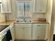 Bright kitchen showcasing stainless steel sink, wooden countertops, and convenient dishwasher at 3672 Lake Bayshore Dr # K327, Bradenton, FL 34205