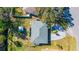 Aerial shot showcasing the roof, yard, and surroundings of the property in a residential area at 1618 39Th Avenue E Dr, Ellenton, FL 34222