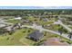 Another aerial view of the neighborhood, showing the home's position within a residential area at 218 Soursop, Punta Gorda, FL 33955