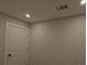 Interior view of a standard white door with black hardware at 201 Ravenna N St, Nokomis, FL 34275
