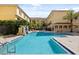 Resort style pool area with lounge chairs and lush landscaping at 116 S Obrien St, Tampa, FL 33609