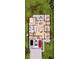 Detailed floor plan showcasing the layout of a three-bedroom home with an open-concept kitchen, dining and Primary bedroom at 151 April Rd, Rotonda West, FL 33947