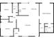 Detailed floor plan showcasing the layout of the home, including bedrooms, baths, and living spaces at 523 Red Mangrove Ln, Apollo Beach, FL 33572