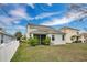The backyard features a screened enclosure, offering a great outdoor living space at 15121 Searobbin Dr, Lakewood Ranch, FL 34202