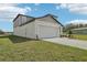 Exterior view of home, showing garage, driveway and front lawn at 3634 Moscato Dr, Brooksville, FL 34602