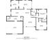 Floor plan layout of the home with labeled rooms and dimensions for layout visualization at 777 27Th S Ave, St Petersburg, FL 33705