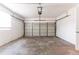 Spacious empty garage with door at 777 27Th S Ave, St Petersburg, FL 33705
