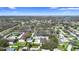 Extensive aerial shot of a lush community featuring multiple buildings and vibrant green spaces at 11200 102Nd Ave # 74, Seminole, FL 33778