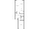 First floor floor plan with kitchen, living room, dining area, foyer, WC, hall, and garage at 2108 Tarpon Landings Dr, Tarpon Springs, FL 34688