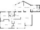 Detailed floor plan showcasing the layout of the home, including bedrooms, bathrooms, kitchen, and living areas at 301 Francis Dr, Apollo Beach, FL 33572