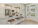 Modern kitchen with stainless steel appliances and granite countertops at 3165 Alba Cir, Bradenton, FL 34211
