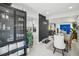 Bright dining room showcasing a large dining table with seating for six, and sleek modern design at 4335 S Coolidge Ave, Tampa, FL 33611