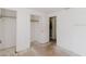 Bedroom featuring a closet and doorway, ready for a personalized update at 1825 134Th St, Largo, FL 33778