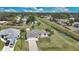 This is an aerial view of the property showcasing the spacious lot at 7280 Meroni Blvd, North Port, FL 34291