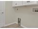 Laundry area with ample room for side by side washer and dryer units at 7280 Meroni Blvd, North Port, FL 34291