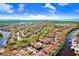 High-angle aerial view of inter-coastal community showcasing canals, waterways, and condo complexes at 5729 Baywater Dr # 5729, Tampa, FL 33615