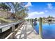 Community dock perfect for fishing and boat mooring against scenic waterfront views at 5729 Baywater Dr # 5729, Tampa, FL 33615