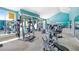 Well-equipped fitness center with various weight machines and mirrors at 5729 Baywater Dr # 5729, Tampa, FL 33615
