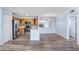 Updated kitchen featuring stainless steel appliances, modern countertops, and stylish backsplash at 5729 Baywater Dr # 5729, Tampa, FL 33615