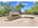 Community signage with manicured landscaping at 5729 Baywater Dr # 5729, Tampa, FL 33615