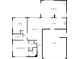 Detailed floor plan showcasing the layout of the bedrooms, bathrooms, living spaces, and garage at 12531 70Th St, Largo, FL 33773