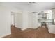 A spacious kitchen with stainless steel appliances, ample counter space and modern white cabinetry at 3307 W Ballast Point Blvd, Tampa, FL 33611