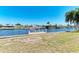 Spacious backyard on the water with dock and stunning views at 149 Roselle Ct, Port Charlotte, FL 33952