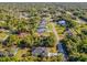 Beautiful aerial view of neighborhood highlighting lush greenery and single Gathering homes at 4313 Appleton Ter, North Port, FL 34286