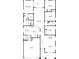 Detailed floor plan showcasing the layout of this property's bedrooms, bathrooms, kitchen, and living spaces at 19012 Quarry Badger Rd, Land O Lakes, FL 34638