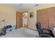Bedroom with carpet, closet, neutral walls, and natural light from the window at 3634 Apfel Rd, Wesley Chapel, FL 33543